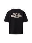 Футболка Studio Waffle черного цвета Alpha Industries - фото 2