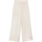 Сатиновые брюки UMA WANG, светло-бежевый - фото