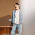 Рубашка Unisex Denim Blue 1AB Tommy Hilfiger, синий - фото 6