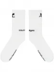 Носки с логотипом Courrèges, белый - фото
