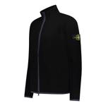 Куртка logo patch zipped jumper 'black' Stone Island, черный - фото 3