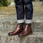 Devanro Черные мужские ботинки на шнуровке Coffee, цвет Coffee - фото 2