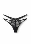 Трусы Tezenis Thong, Black/Mottled Black - фото 4