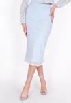 Юбка-карандаш faina, светло-голубой - фото