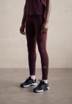 Леггинсы Nike Performance ONE, Burgundy Crush/White/Bordeaux - фото