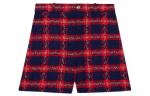Шорты женские Gucci повседневные, красный - фото