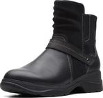 Женские модные ботинки Clarks Aveleigh, Black Leather - фото