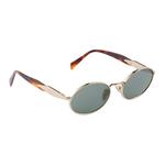 Солнцезащитные очки овальной формы Eyewear Oval Frame PRADA, коричневый - фото 4