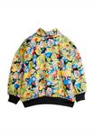 Толстовка Mini Rodini RITZRATZ PATCH HALF ZIP UNISEX, Multi/Multi-Coloured - фото 2