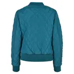 Куртка Urban Classics Diamond Quilt Nylon padded, синий - фото 4