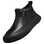 Ботинки мужские Mo Xu, черные без подкладки - фото