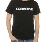 Футболка men's pure cotton alphabet short sleeve black Converse, черный - фото 4