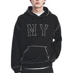 MLB Оверсайз худи New York Yankees Unisex Black - фото 4