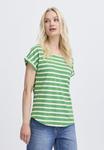 Футболка b.young PAMILA ONECK, Leprechaun Stripe/Green - фото