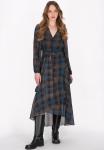 Платье DreiMaster Maxi dress, Grey Check/Grey - фото
