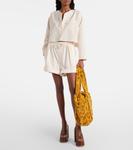 Полосатые шорты Chloé, White Pink - фото 6