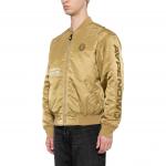 Куртка-бомбер на молнии с логотипом от *A BATHING APE Aape, черный - фото 6