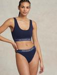 Бюстгальтер Polo Ralph Lauren Bralette Bra Built Up Bralette, темно-синий - фото 4