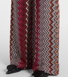 Широкие брюки Missoni, Multi Black Pink White Rust - фото 5