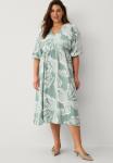 Платье Ellos Plus collection Day dress, Light Green - фото