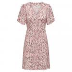 Платье Only Evida Short Sleeve Short, розовый - фото