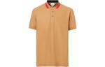 Мужская рубашка поло Burberry, коричневый - фото