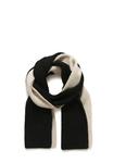 Шарф Kaffe Scarf, Black W/Beige Contrast/Black - фото 3