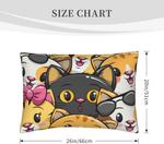 Pevtufa Наволочка с принтом кота Cute Cat Cartoon1 - фото 4