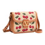 Valentino Плетёная соломенная сумка через плечо - фото 2