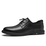 Туфли AOKANG Dress Shoes Men Low-Top Black - фото