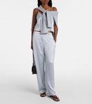 Бархатный камисоль с кнопками Barb Leset, Powder - фото 2