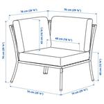 Угловая секция с подушкой SEGERÖN IKEA, бежевый - фото 3