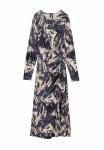 Платье Reiss RIYO PRINTED RUCHED, Navy Neutral/Blue - фото 5