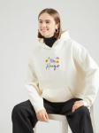 HUGO Толстовка в белом цвете - фото 3