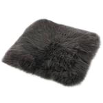 Подушка на сиденье Luxor living Schaffell, 34x4,2x34 см, черный - фото 3