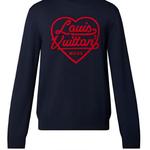 Свитер мужской Louis Vuitton x Nigo Intarsia Heart Turtle, синий - фото 4