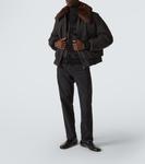 Шерстяной и кашемировый кардиган Prada, черный - фото 2