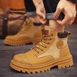 Мужские ботинки Cahhrrn X Martin Boot Men Beige Jeanswest - фото 5