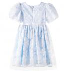 Вышитое платье из тюля Patachou, White/Blue - фото 4