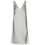 Мини-платье из габардина и ламе Marc Jacobs, Chalk - фото