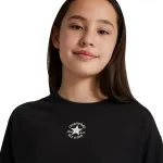 Футболка Converse "CHUCK PATCH BOXY T-SHIRT - для детей", черный - фото 2