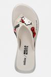 Сланцы Melissa flatplatform + hello kitty, бежевый - фото 4