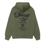 Худи Stussy World Tour Hoodie, Olive - фото 2