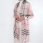 Burberry Шерстяной шарф с узором, Beige/Multicolor - фото 10