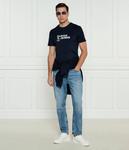 Футболка Guess Jeans Slim Fit с логотипом, синий - фото 2
