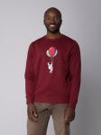 Свитер Watapparel Sweatshirt Little Balloon Astronaut, бордовый - фото 2