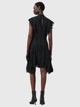 Текстурированное мини-платье Fleur AllSaints, Black - фото 2