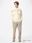 Теплые эластичные брюки Uniqlo, 32 beige - фото 3