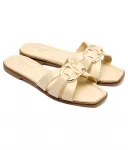 Кожаные тапочки Twin-Set, белый - фото 3