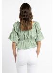Блузка myMo, зеленый - фото 4